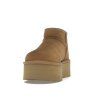 tenisky a boty ugg classic ultra mini platform boot chestnut panske damske 1135092-CHE 3