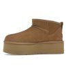 tenisky a boty ugg classic ultra mini platform boot chestnut panske damske 1135092-CHE 4