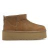 tenisky a boty ugg classic ultra mini platform boot chestnut panske damske 1135092-CHE 7