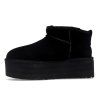 tenisky a boty ugg classic ultra mini platform boot black panske damske 1135092-BLK 4