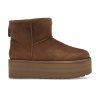 tenisky a boty ugg classic mini platform boot chestnut w panske damske 1134991-CHE 1