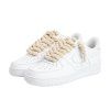 Nike Air Force 1 White Low 07 Rope Laces Beige2