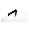Nike Air Force 1 White Low 07 Rope Laces Black