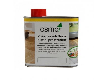 Osmo Vosková údržba a čistící prostředek 3087 bílá - na podlahy a nábytek s bílým povrchem 0,5l