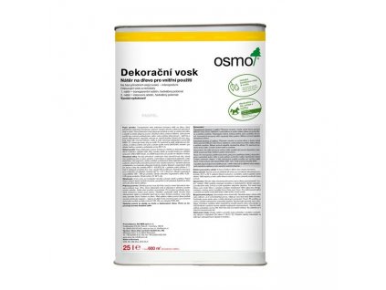 Osmo Dekorační vosk transparentní - 25l mahagon 3138