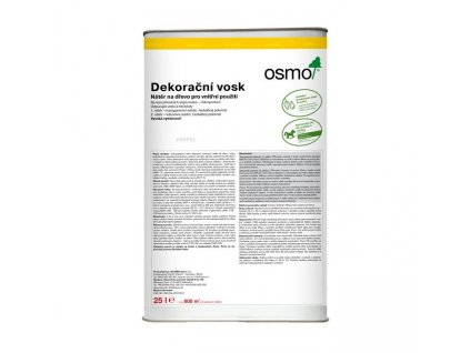 Osmo Dekorační vosk transparentní - 25l ořech 3166