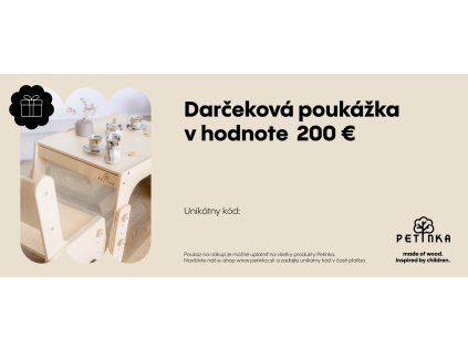 PETINKA POUKAZKA 200