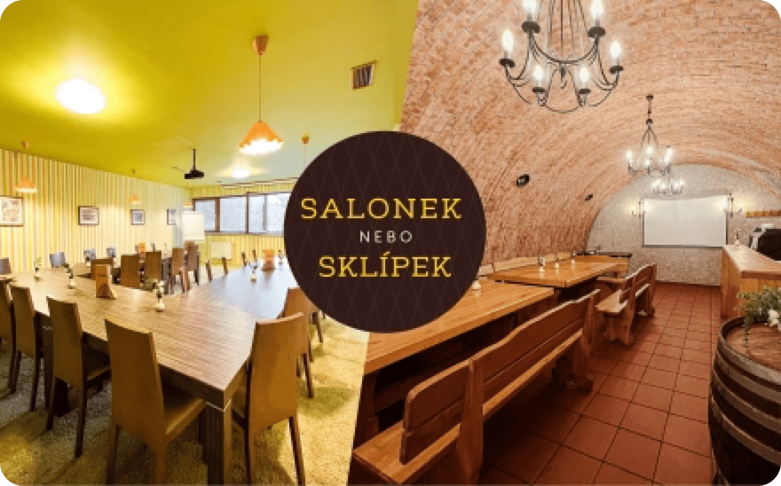 OLLIES salonek a sklípek: jedinečné prostory pro vaši oslavu i business