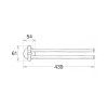 Držák ručníků GROHE ESSENTIALS cool sunrise, 40371GL1