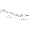Držák ručníků GROHE ESSENTIALS cool sunrise, 40802GL1