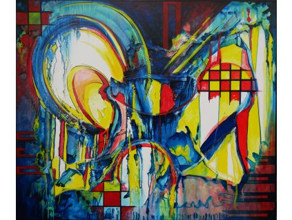 Výbuca sopky 2020 110x130