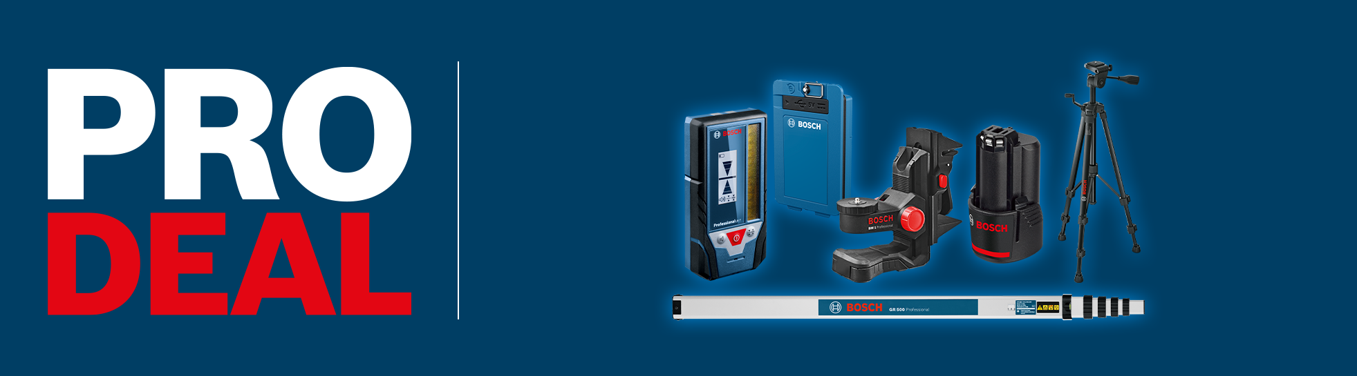 Bosch PRO Deal – dárek za nákup nivelačního přístroje Bosch