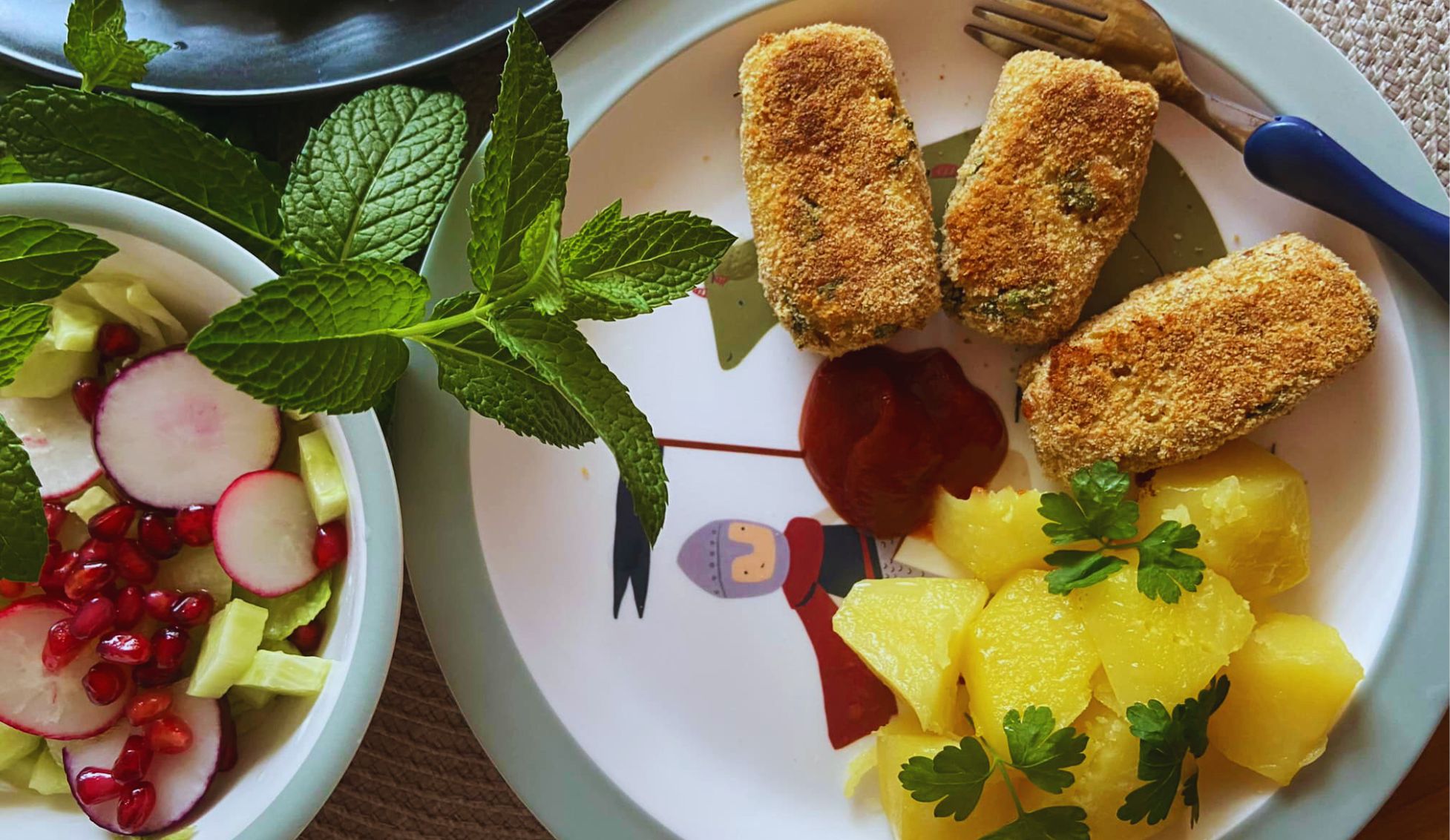 Tuňákové nugety s cizrnou