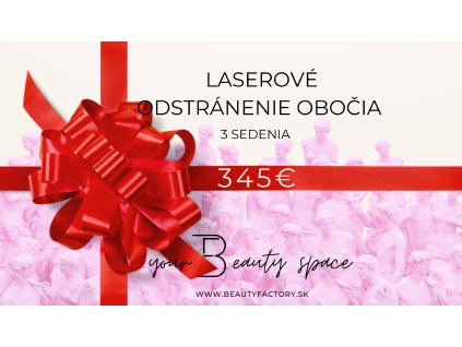 Vianočný poukaz (laserové odstránenie obočia)