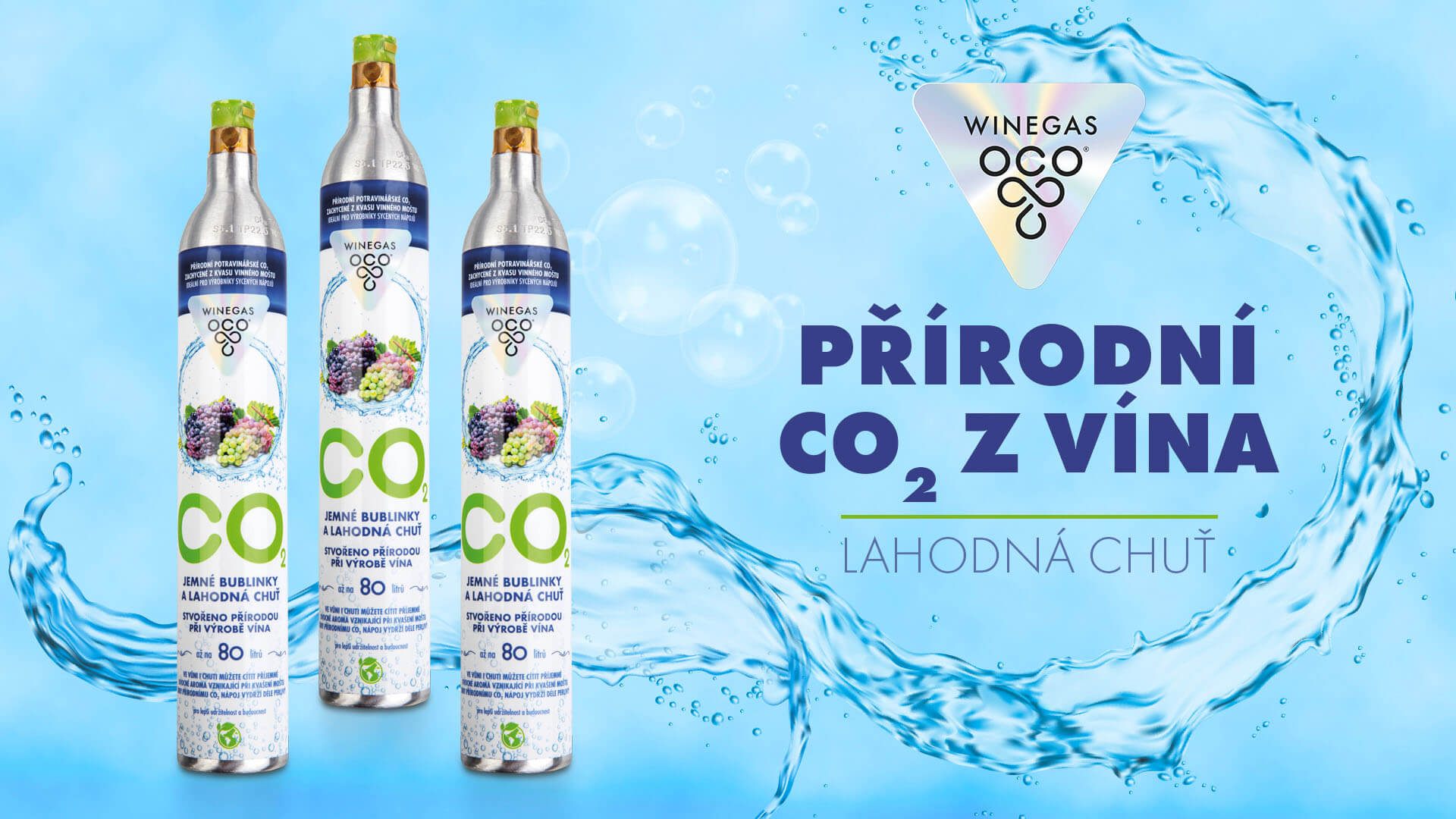 CO2 WineGAS lahodná chuť