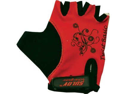 Cyklorukavice SULOV®  TWIST BASIC červené - L