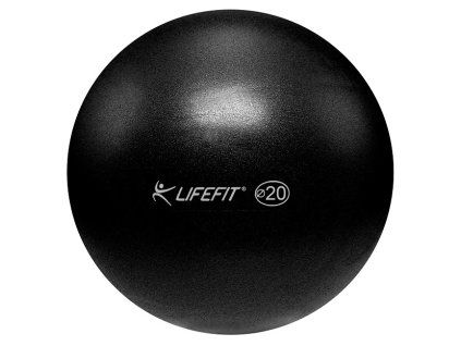 Míč OVERBALL LIFEFIT® 20cm, černý