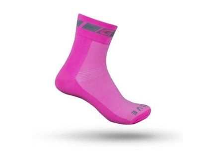 hi vis sock regular cut ruzova m 41 44