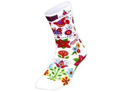 ponozky cycology white frida vel uni