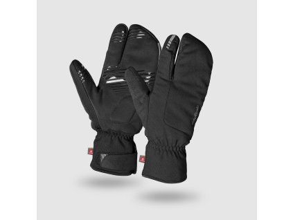 nordic 2 windproof deep winter lobster gloves l