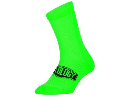 ponozky cycology reflective zelena vel uni