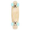 Spokey WOO-FISH Dřevěný cruiser board 56 cm, světle modrý