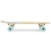 Spokey WOO-FISH Dřevěný cruiser board 56 cm, světle modrý