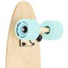 Spokey WOO-FISH Dřevěný cruiser board 56 cm, světle modrý