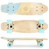 Spokey WOO-FISH Dřevěný cruiser board 56 cm, světle modrý