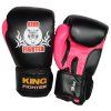 Boxerské rukavice BASIC černá/růžová (váha/velikost 10)