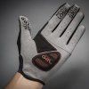 shark padded full finger summer gloves m
