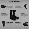 flandrien waterproof road shoe covers xl