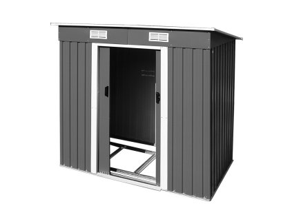 Kovový záhradný domček 2 qm Cardiff, antracit