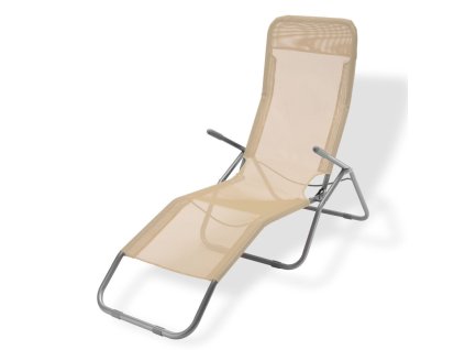 Plážové lehátko Virginia Beach, béžové