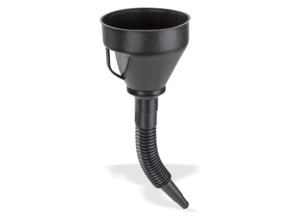 Flexibilný plastový lievik na palivo