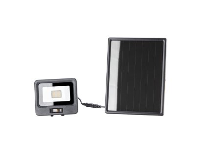 Solárny LED reflektor 10 W s detektorom pohybu DSSB 10
