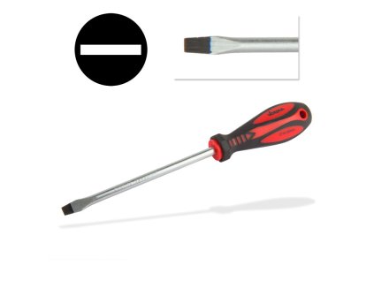 Skrutkovač plochý 8x150