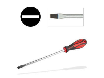 Skrutkovač plochý 8x200