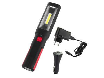 LED prenosná pracovná lampa 3 W Li-Ion