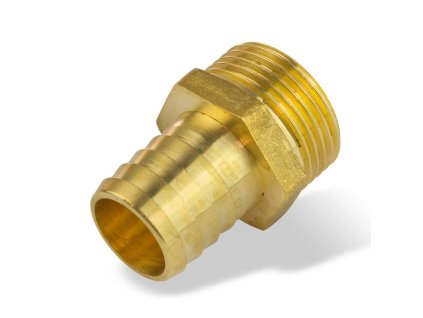 Mosadzná hadicová prípojka 3/4" AG x 14 mm