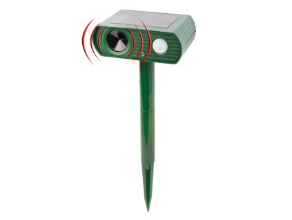 Ultrazvukový odpudzovač drobnej zveri, solárny