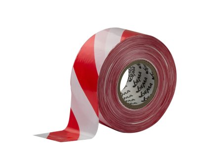 Výstražná páska 500 m červená/biela