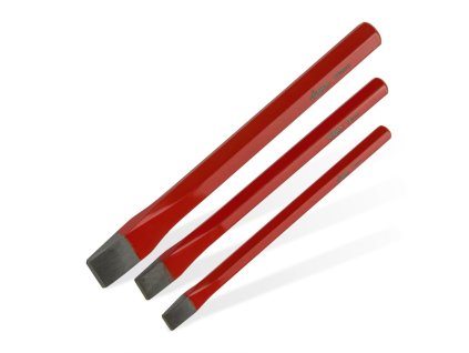 Zámočnícke sekáče ploché, 3-dielna sada