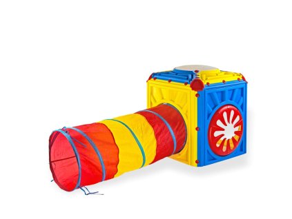 Detská aktivity kocka s tunelom
