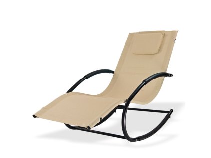 Relaxačné hojdacie lehátko Swing, natur