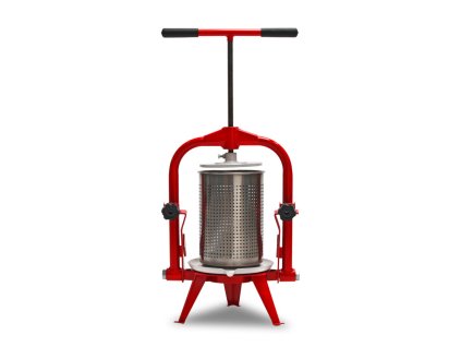 Vretenový lis na ovocie z nerezovej ocele 9 L Milano