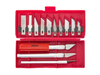 Sada skalpelov s troma držiakmi DHM16, 16-dielna