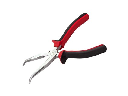 Kliešte polguľaté zahnuté 200 mm