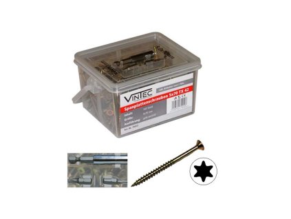 Skrutky do drevotriesky 5x70 T25, 160 ks