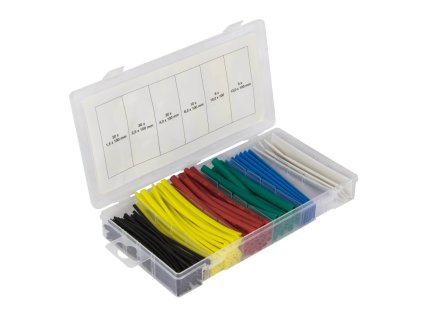 Zmršťovacie bužírky 100 ks, farebné